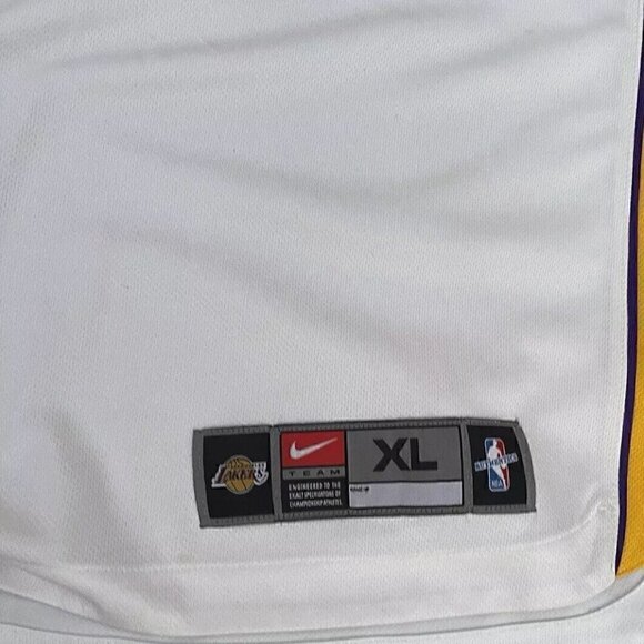 Rare Vintage Nike Los Angeles LA Lakers Warm Up Shooting Shirt Size XL - Picture 11 of 16